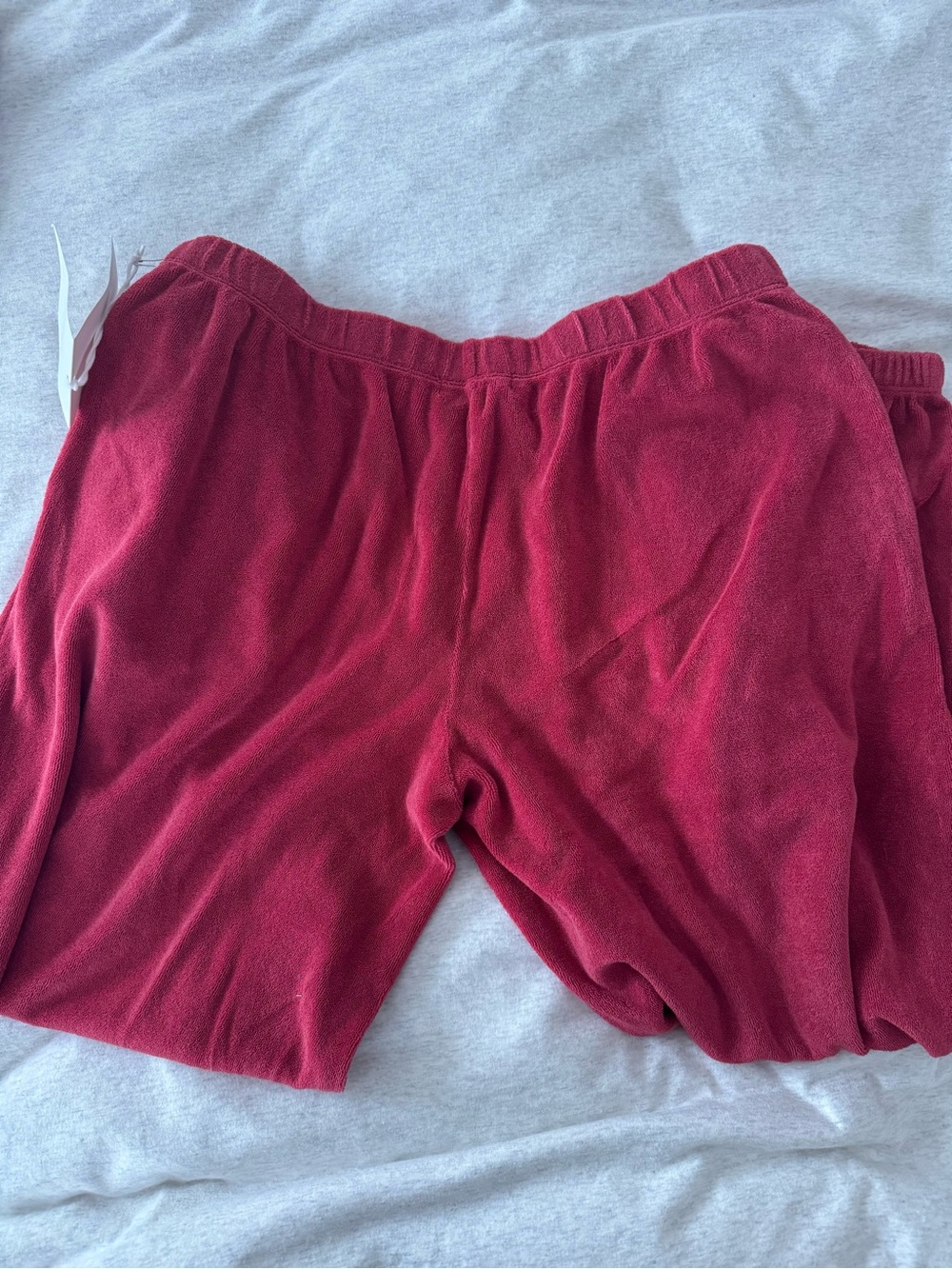 Suzi Kondi Terry Jogger Pants in Limited Framboise Color - Picture 6 of 6